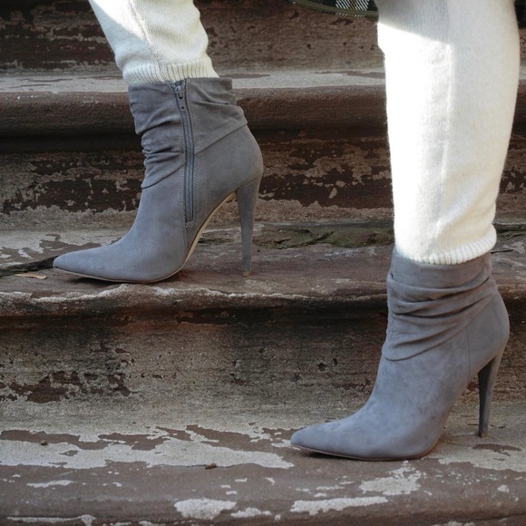 JustFab Alyssa Slouchy Stiletto Bootie - Picture 1 of 7